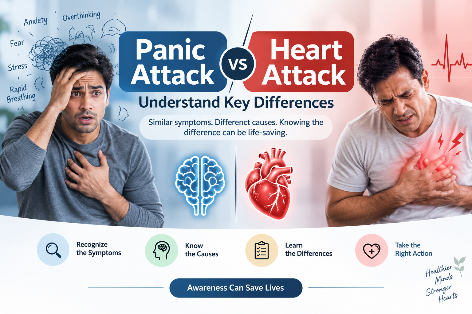Panic Attack vs Heart Attack: Understanding the Key Differences